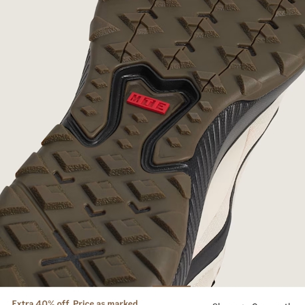 New Vans all-terrain mte crosspath mid shoe oatmeal beige and black - Picture 6 of 7